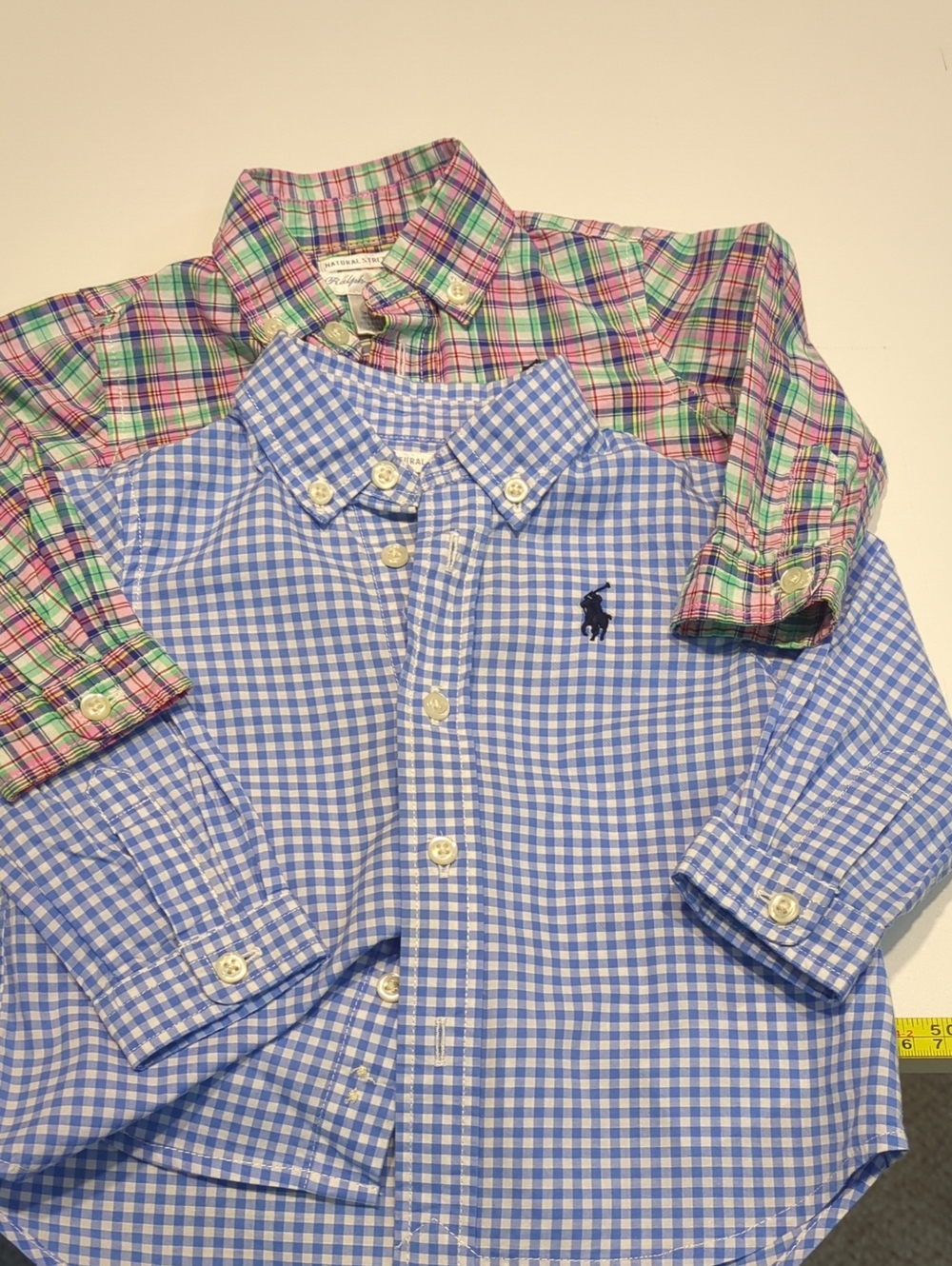 Ralph Lauren Baby Button Up Shirts - 3-6 months